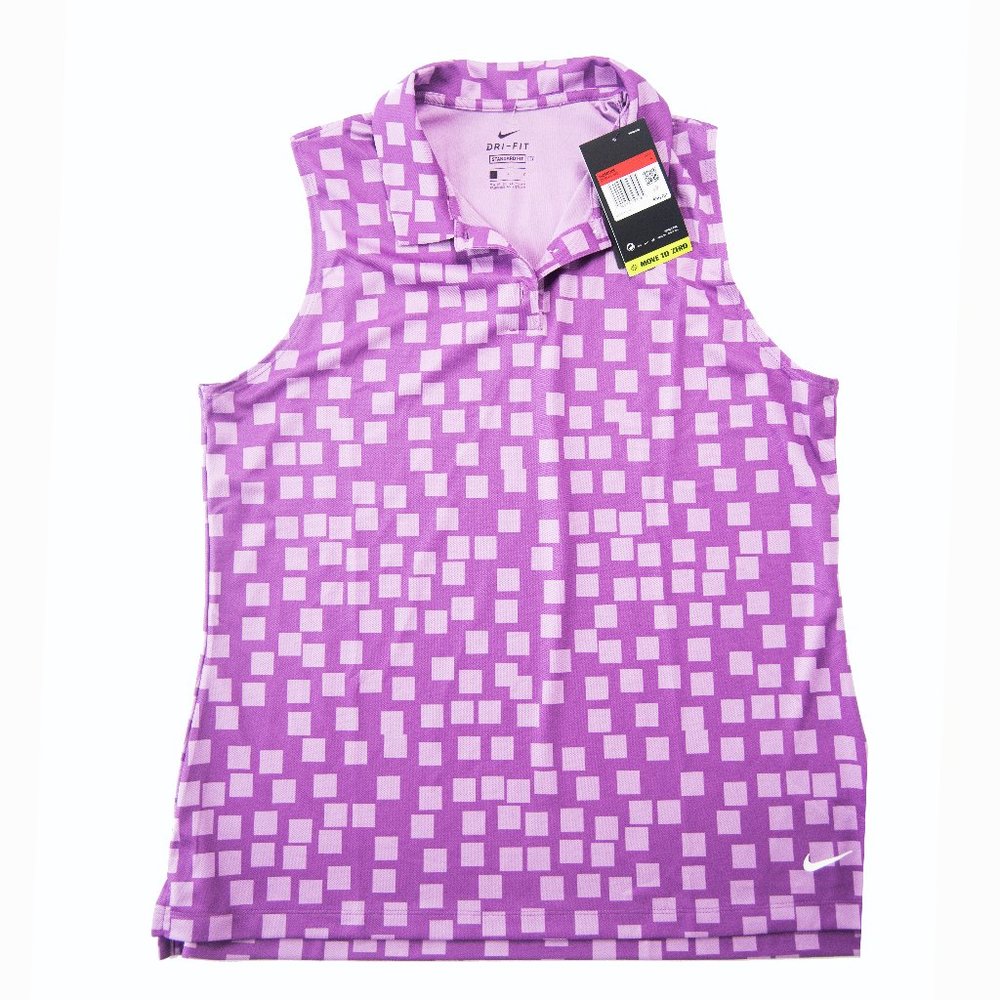 Nike Women's Sleeveless Golf Top Dri Fit Size Large
